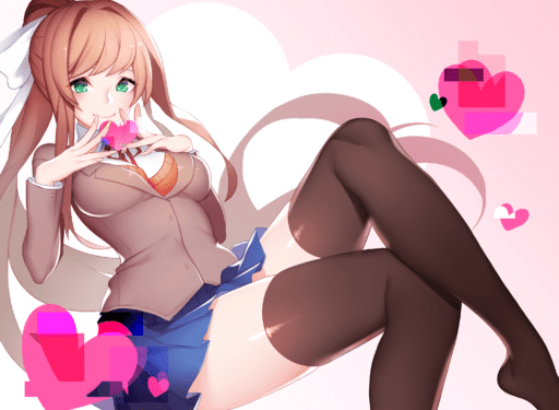 Doki Doki Literature Club - Monika (Default)