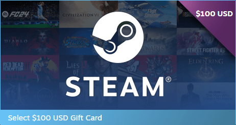 Steam Digital Gift Card ($100 USD)