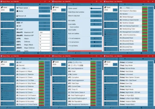 [NSFW] Karryn's Prison - Aziien's RPGMV Cheat Menu